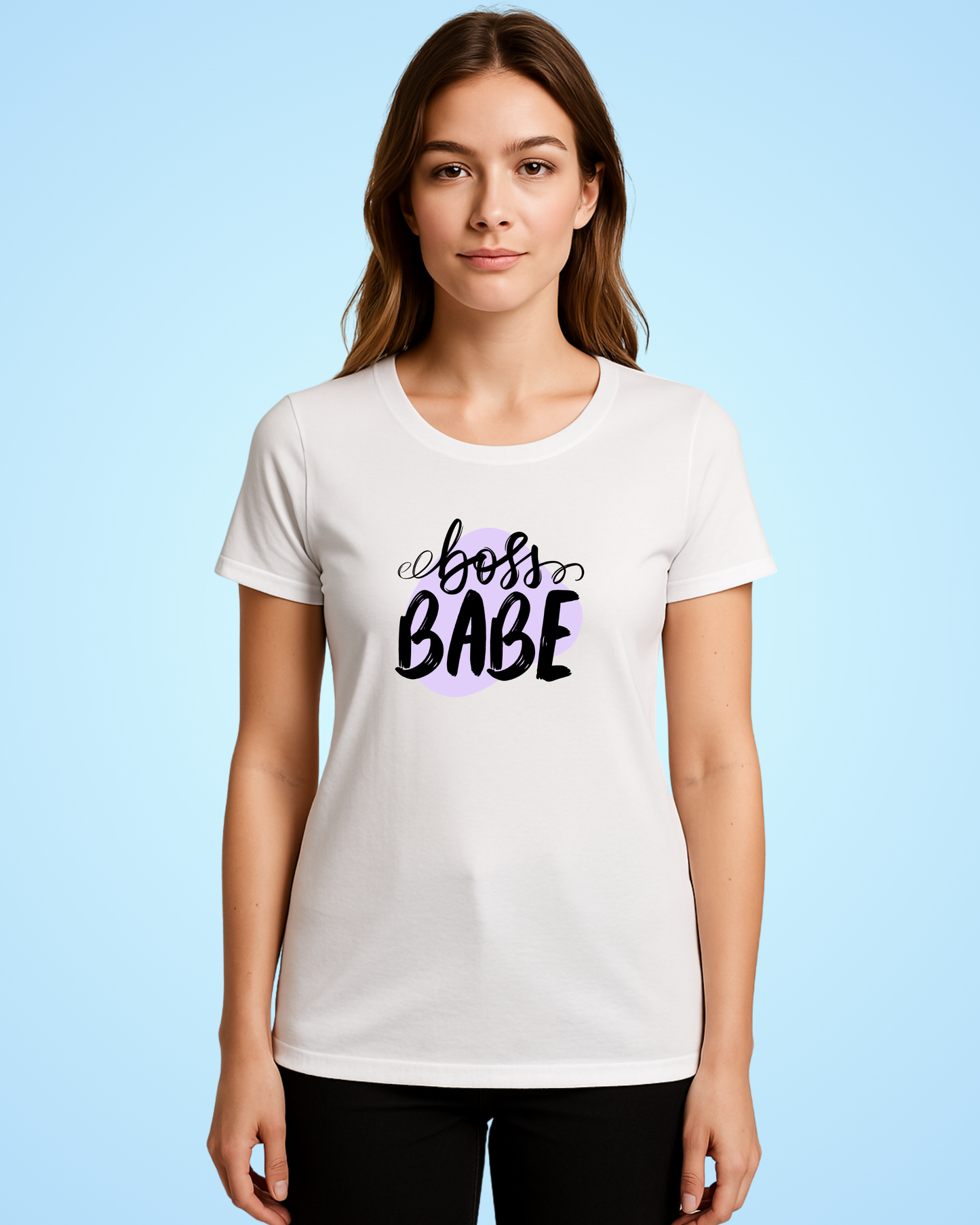 Boss Babe Classic white Tee